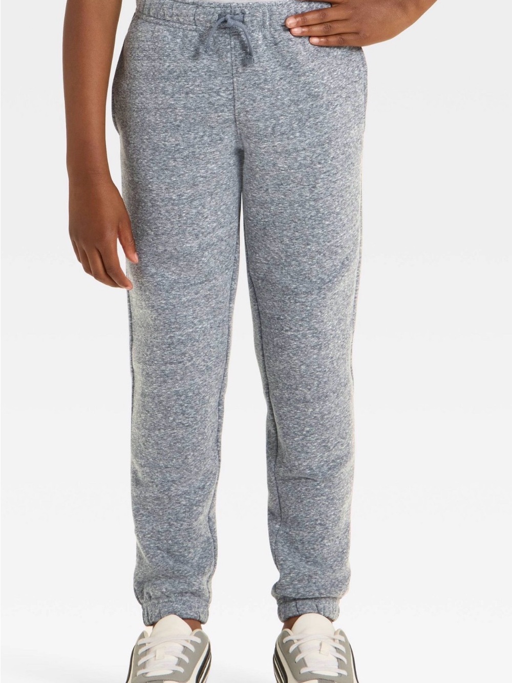 Kids Gray charcoal Jogger Sweatpants - 2 pack
